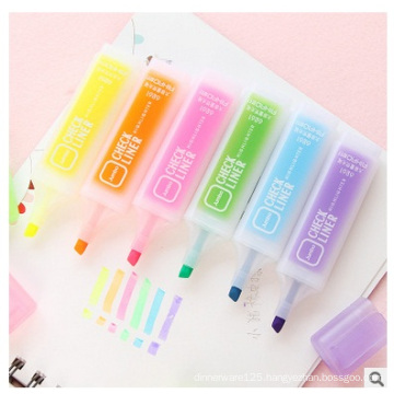 Promotional Highlighter Pen with 5 Colors, Bulk Color Markerpen